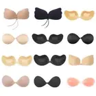 Push up Strapless Self Adhesive Bra,Invisible Silicone Bra for Backless Dress