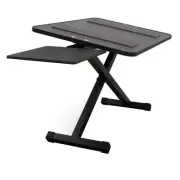 Uncaged Ergonomics KT3 Adjustable Standing Keyboard Stand and Mouse Tray Black