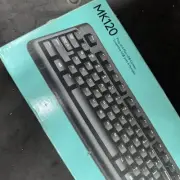 MK120 Logitech Wired USB Keyboard and mouse BLACK 920-002565