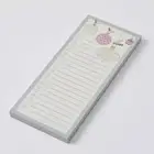 CHRISTMAS PINK GREEN MAGNETIC SHOPPING NOTEPAD LIST NOTEBOOK gift fridge to do