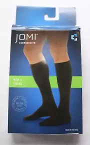 JOMI Men's Mild Support Cotton Compression Socks 15-20mmHg DH3 White XL NWT