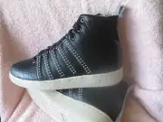 Rare Mens K SWISS ATMOS Black Classic LX Boots Shoes Sz 12 US Limited Edition