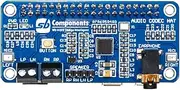 sb components WM8960 Audio Hi-Fi Sound Card Audio Codec HAT for Raspberry Pi, I2S Interface Stereo Play Record Raspberry Pi Audio Codec HAT