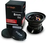 Venus Laowa SLR Magic 8mm f/4.0 Ultra Wide Angle Lens for Micro Four Thirds M4/3 Cameras Panasonic Olympus GH1GH2GH4GH5G M1GM5GM10 EPM1 E-PL7 with UV Filter, Black