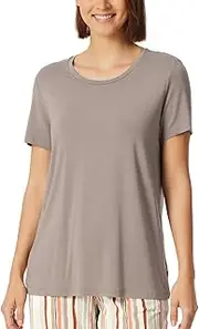 [Schiesser] Women's Sleep Shirt Short Sleeve Modal Mix + Relax Pyjama Top
