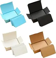 Blank Index Cards, Coloured Rounded Corner Flash Cards Word Cards Business Message Cards for Office Notes, Memos, Learning, Drawing - Set of 400