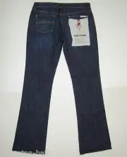 BNWT:SASS&BIDE LOW RISE SLIM BOOT LEG DENIM JEANS 30 "GEORGE & DRAGON"