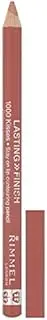 3 PACK of Rimmel London, Lasting Finish, 1000 Kisses Stay On Lip Contouring Pencil, 081 Spiced Nude.04 oz (1.2 g)