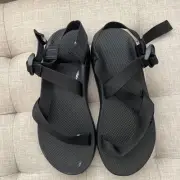 Chaco Z cloud Sandal (Solid Black) Size 13