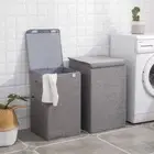 1-4x Laundry Basket XL Foldable Washing Hamper Clothes Storage Bag Bin Organiser
