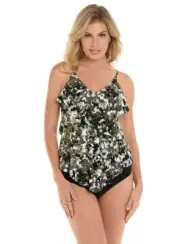 NEW MAGICSUIT MIRACLESUIT TANKINI 10 SWIMSUIT Camo GI Jane Rita Two Piece
