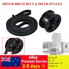 FOR ELECTROLUX, SIMPSON EZISET, EZILOADER DRYER DRUM BELT & IDLER PULLEY FL
