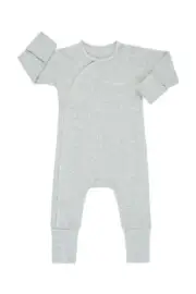 Baby Jumpsuit Boy's/Girl's Unisex Bonds Grey Cotton Cozysuit Coverall Size 00