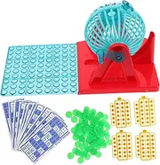 ibasenice Mini Bingo Game Machine Machine for Boys and Girls Interactive Board Game for Family Fun and Bonding