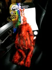 Deluxe Oversized Red Fox Tail Halloween Costume Accessory, NEW UNUSED