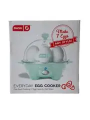 Dash Everyday Egg Cooker - Aqua Green - 7 eggs (Brand New with box)