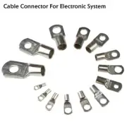 6MM² - 95MM² Tinned Copper Cable Lugs Tubes Crimper Connector Battery Terminal