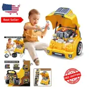 STEM Educational Large Truck Engine Kit with Realistic Sounds & Flashing Lights