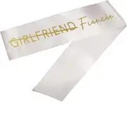 Bride To Be Sash Fiance Bridal Shower Hens Night Party Bachelorette Gift Wedding