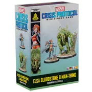 Marvel Crisis Protocol Elsa Bloodstone and Man-Thing Character Pack Miniatures Board Game