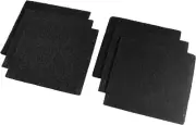 6x Activated Charcoal Carbon Litter Box Filters for Hooded Cat Litter Box 6x6.5"