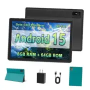 Android Tablet - 10 Inch Tablet for Adults with Octa-Core CPU, 8GB RAM, 64GB