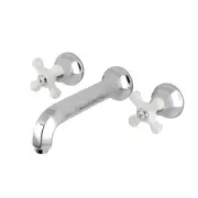Kingston Brass KS402.PX Metropolitan Wall Mounted Tub Filler - Chrome