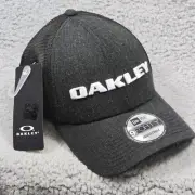 NEW OAKLEY 9FORTY BASEBALL CAP TRUCKER HAT MENS ONE SIZE BLACK SNAPBACK MESH NWT