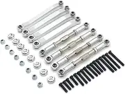 2023 Replacement RC Car Metal Chasis Pull Rod Turnbuckle Rod Linkage for MN 1/12 D90 D91 D99 D99S