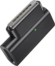Lanhiem 140 W PD Quick Charge USB C to Magnetic 3 Adapters, Type-C to Mags 3 Converter with LED Indicator Light for MacBook Pro 2023 (M2, 14/16 Inch), MacBook Air 2022 (M2) MacBook Pro 2021 (M1.14/16