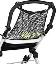 Black Pram Shopping Bags Mesh Bag Net Bag Universal Net Pram Net Shopping Net Storage Bag for Prams Sports Prams Buggies Wheelchair Jogger