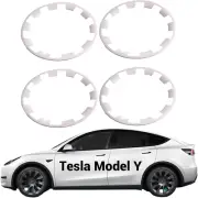 4PCS 20 Inch Model Y Tire Trim Rings, Wheel Rim Protectors, Hubcaps Rim Covers
