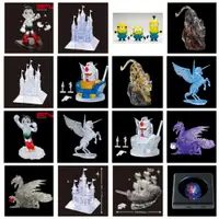 在飛比找蝦皮購物優惠-日本 Beverly 3D 水晶 立體拼圖 小小兵 城堡 原