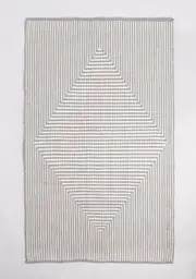 Denver Grey And Ivory P.E.T Indoor Outdoor Rug Modern Rug Soft and Plush Carpet