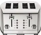 : Breakfast Set Stainless Steel Toaster 4 Slice 1500 Watts 6 Brown Settings, ...