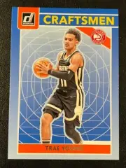 2020/21 Panini Donruss CRAFTSMEN Insert TRAE YOUNG Hawks #9