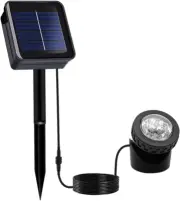 Solar Spot Lights Outdoor LED, IP68 Waterproof, Auto On/Off, Adjustable Angle