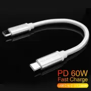 15cm Flexible And Durable Type-C to Type-C Data Sync Quick USB 3.1 Adapter Cable