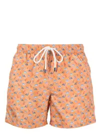 在飛比找Farfetch優惠-dinosaur-print swim trunks