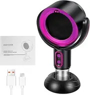 Portable Range Hood - 2 Speeds Desktop Range Hood, USB Plug in Portable Exhaust Fan, Adjustable Mini Extractor Hood, Efficient Kitchen Exhaust Fan with Filter for Indoor BBQ Hot Pot (Purple)