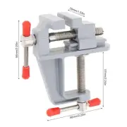Universal Table Vise Home Vise Clamp-on Portable Bench Clamp 360° Swivel Base