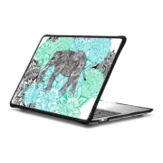 MacBook Pro 13-inch (M1 / M2 / Intel) Impact Case Boho paisley elephant mandala handdrawn pastel floral by Girly Trend
