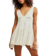 Free People In This Groove Mini Slip Dress
