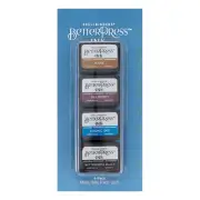 Spellbinders BetterPress Letterpress Mini Ink Pad Set 4/Pkg-Regal Tones BPI003