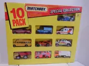 1993 Matchbox 10 Pack Special Collection Item #0110 Motorcity Hemi Fire Unit Bus