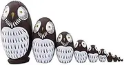Nesting Dolls Stacking Dolls Russian Dolls 10 Pcs Owl Egg Russian Dolls Hand Painted Decor Toy Nesting Dolls Wooden Matryoshka Russian Nesting Dolls Matryoshka Dolls Russian Nesting Dolls