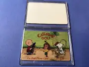 (WHITEBACK PROOF ) RARE CALLOWAY MINT Peanuts Snoopy Charlie Brown PHONECARD