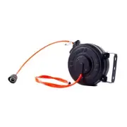 Retractable Air Hose Reel Compact 180° Swivel Bracket for Workshop Garage