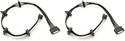 Binxind 2X 15Pin SATA Power Supply Splitter Cable Hard Drive 1 Male to 5 Female Extension Power Cord for DIY PC Sever