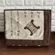 Unused Celine Towelette 140 200 Macadam CELINE Single